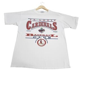 St. Louis Cardinals Shirt Mens L White MLB Baseball College Concepts Graphic Tee